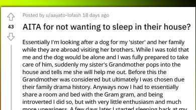 Photo of Young Woman Is Home And Dog Sitting For A Friend But Then Friend’s Grandma Comes In To “Help”
