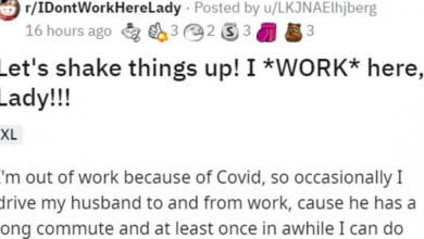 Photo of Karen Gets Angry With An Employee ‘Cutting In Line’, Gets Put In Her Place