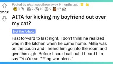Photo of Girl Kicked Her Boyfriend Out Of Her Apartment After Hearing Him Talk Maliciously To Her Cat
