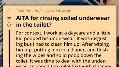 Photo of Parents In Uproar Over Daycare Worker’s ‘Bizarre’ Way Of Washing Their Child’s Soiled Underwear
