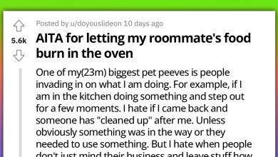 Photo of Redditor Lets His Roommate’s Food Burn In The Oven Because He Believes It’s None Of His Business