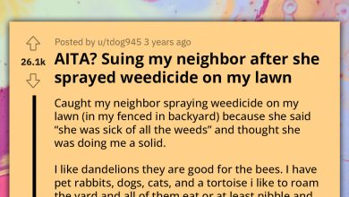 Photo of Woman Is Suing Her Neighbor After She Sprayed Weedicide On Her Lawn Without Her Consent And Harming Some Of Her Animals
