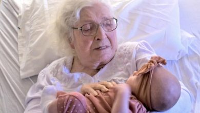 Photo of 98-year-old Kentucky woman with over 230 great-great-grandchildren meets her great-great-great-grandchild for the first time in amazing photo with 6 generations in it