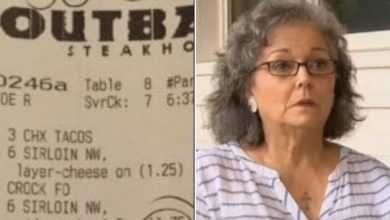 Photo of Two Outback workers wish nobody saw what message they wrote on cops’ receipt