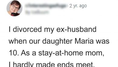 Photo of My Daughter Chose Her Rich Dad over Me, Now Asks Me to Take Her Back as He Kicked Her Out
