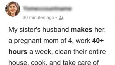 Photo of Husband Makes Pregnant Wife Work 40+ Hours & Manage All House Chores — Family Finds Out on Thanksgiving Day
