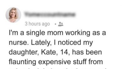 Photo of My 14-Year-Old Daughter Brought Home Luxury Items, Then I Caught Her with an Man near Her School