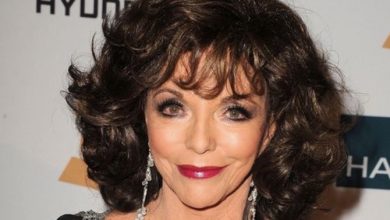 Photo of 90-year-old grandma in a bi ki ni! Joan Collins shared new photos in a bikini and disappointed fans