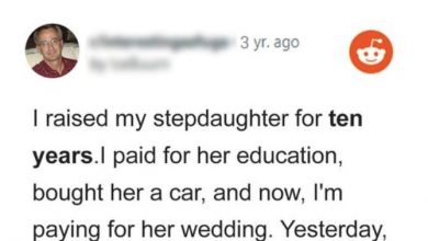 Photo of I Paid for Stepdaughter’s Wedding but She Chose Bio Dad to Give Her Away, So I Made Declaration during Toast