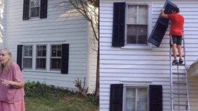 Photo of Neighbors got together, collected $10 000 and repaired the poor elderly pensioner’s house