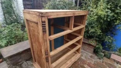 Photo of Instead of throwing away an ugly miserable commode, the girl turned it into a modern piece of furniture