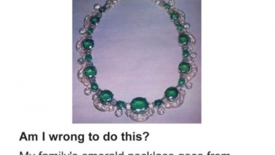 Photo of Greedy Dad Wants His Daughter to Inherit His Wife’s Family Necklace Intended for His Stepdaughter
