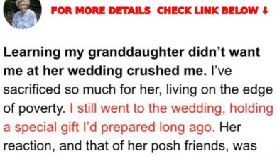 Photo of Poor grandma gets a cheap old ring as a gift, and the girl makes fun of her. She throws it away, and it opens.