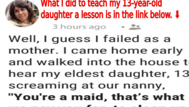 Photo of 13-Year-Old Daughter Doesn’t Know It But Yells “You’re a Maid!” at Nanny Mom got home early and heard this.