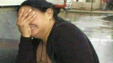 Photo of A woman dressed simply and with a sad face, entered a supermarket!