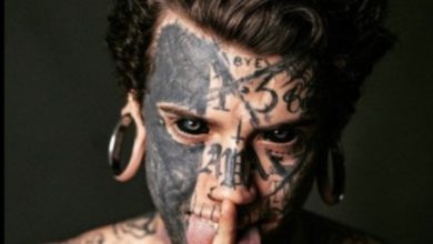 Photo of «Wonderful act by dad!» The man’s body was covered with tattoos, but he removed them for the sake of his daughter