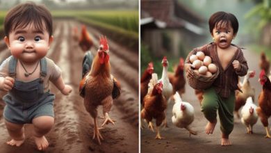 Photo of The Story of a Baby and the Chickens on His Father’s Farm