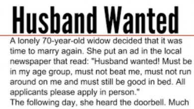 Photo of 70-Year-Old Widow Posts A Newspaper Ad To Find A Husband