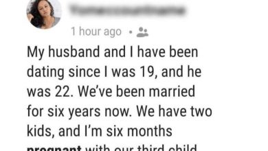 Photo of Pregnant Wife Shocked When Sees Message On Husband’s Phone: ‘You Haven’t Told Her About Us?’
