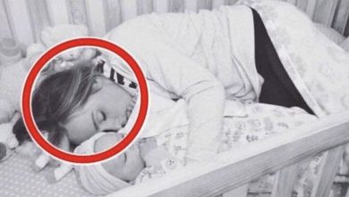 Photo of Upon arriving home, he saw his daughter and wife in the crib