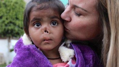 Photo of From a perilous start amidst insects to a loving home in America with her adoptive mom.