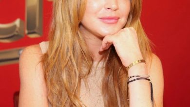 Photo of Lindsay Lohan made her first public appearance with her 5-month-old son.