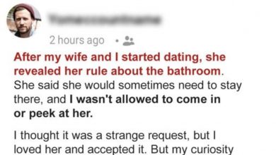 Photo of A Daring Man Reveals His Wife’s Deepest Bathroom Mystery