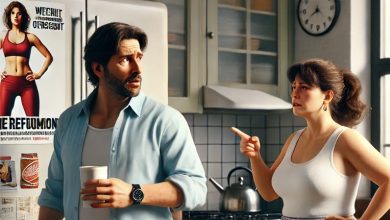 Photo of My Husband Displayed a Poster of His Ex-Wife in Our Kitchen to Encourage My Weight Loss — I Ensured He Regretted It