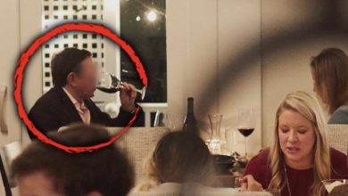 Photo of Husband Meets His Secretary for Dinner Without Realizing His Wife Is Seated Nearby