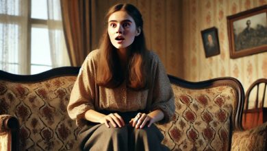 Photo of Orphan Gains Antique Couch from Her Grandpa, She Sits and It Breaks under Her Weight – Story of the Day