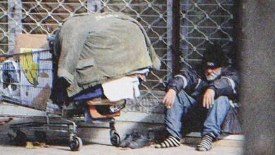Photo of A wealthy elderly man disguises himself as a homeless person and visits a large grocery store to find out who will be his heir