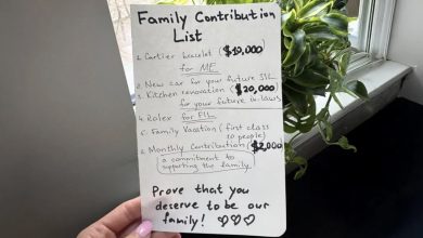 Photo of My future mother-in-law presented me with a list of gifts I was “supposed” to give her in order to join the family—and I ended up giving her a lesson she’ll never forget