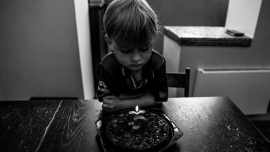 Photo of “My birthday was yesterday:” My adopted son was overcome with emotion and broke into tears right before his birthday cake
