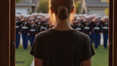 Photo of “She Stood in Front of Danger — The Marines Never Forgot”