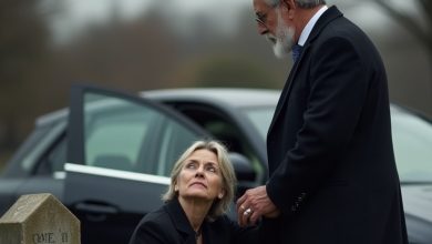 Photo of “Left Alone at the Cemetery, She Found the Help She Never Expected”