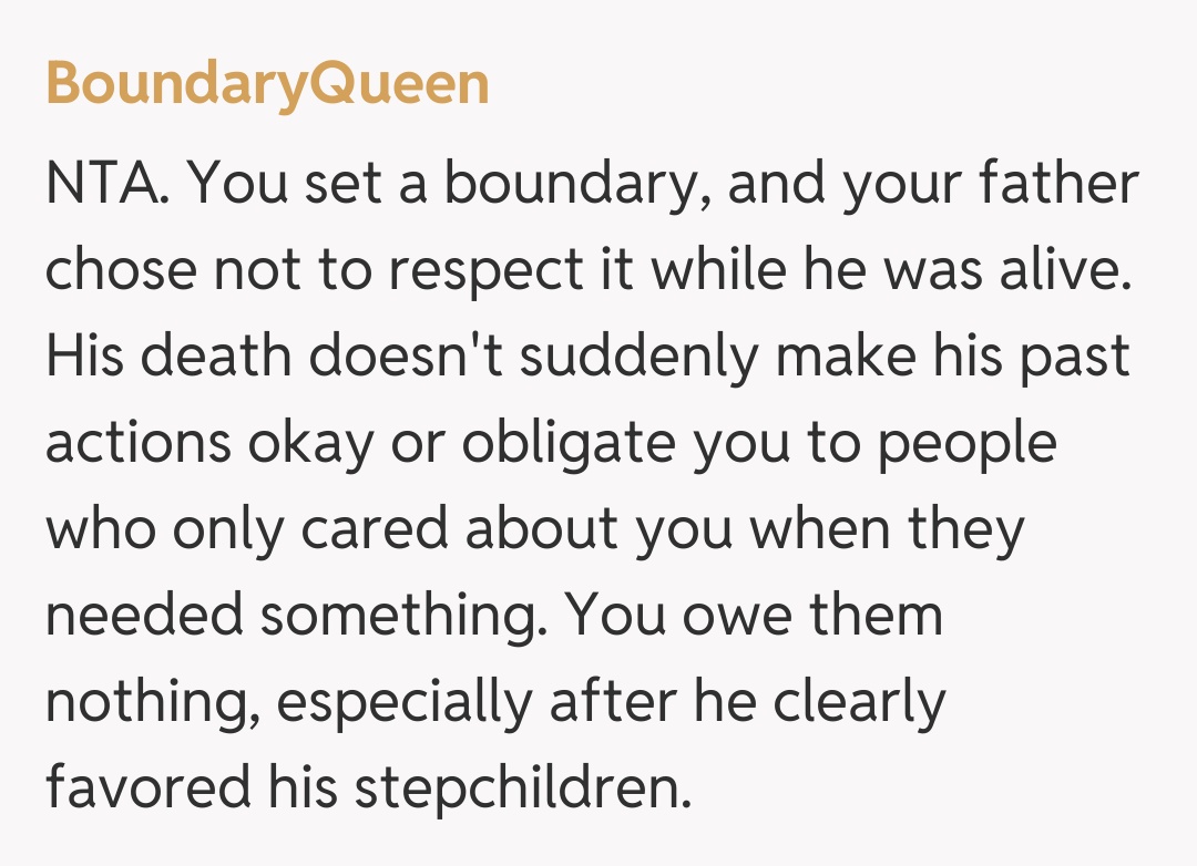 Comentariu de la BoundaryQueen