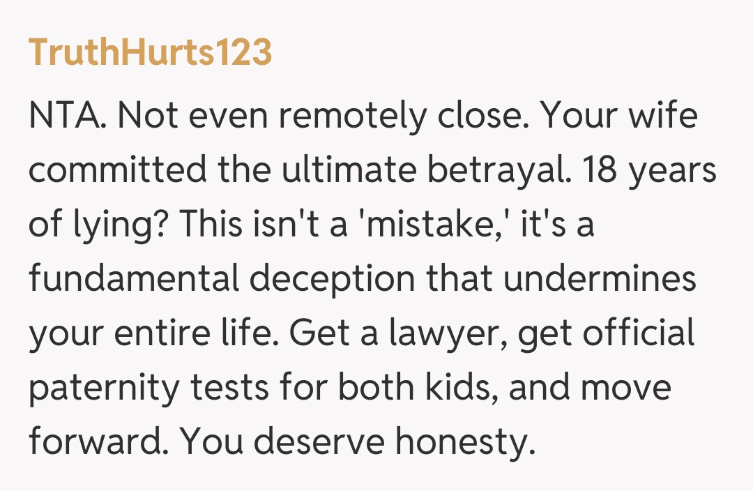 Comentariu de la TruthHurts123