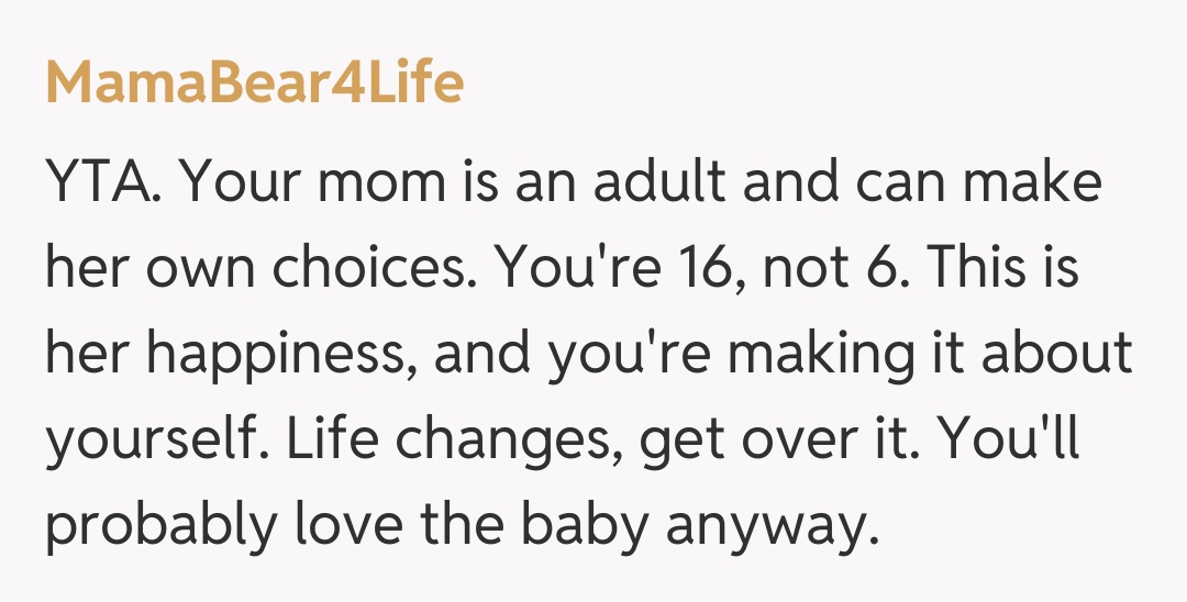 Comentariu de la MamaBear4Life