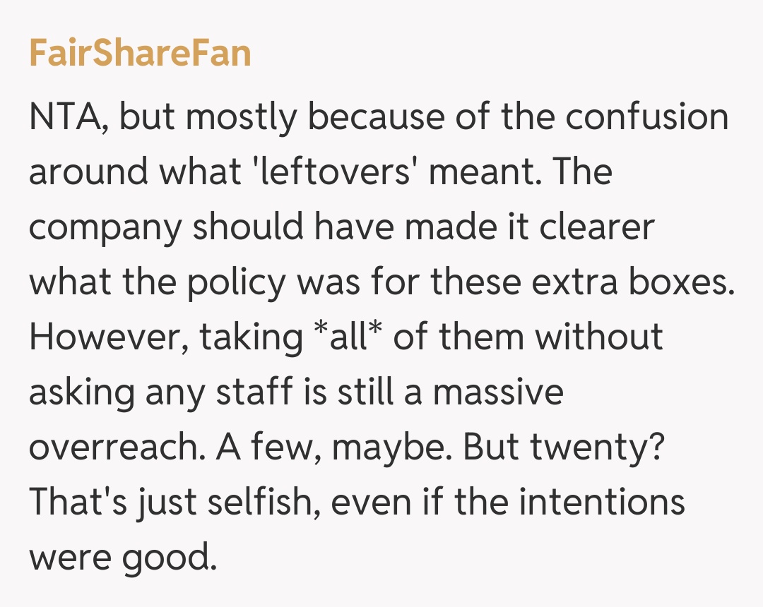 Comentariu de la FairShareFan