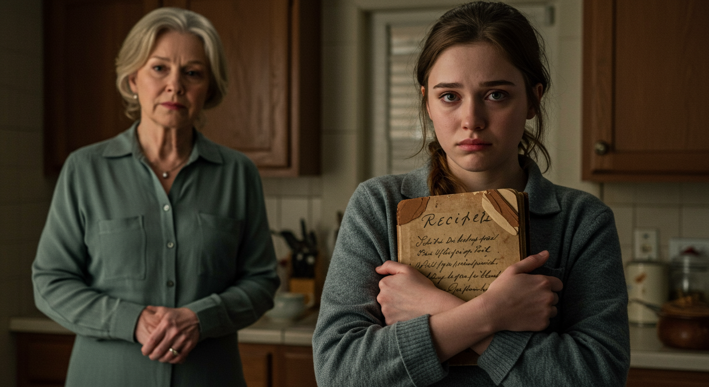 AITA because I won't let my dad's new wife take a look at my mom's recipe notebook?