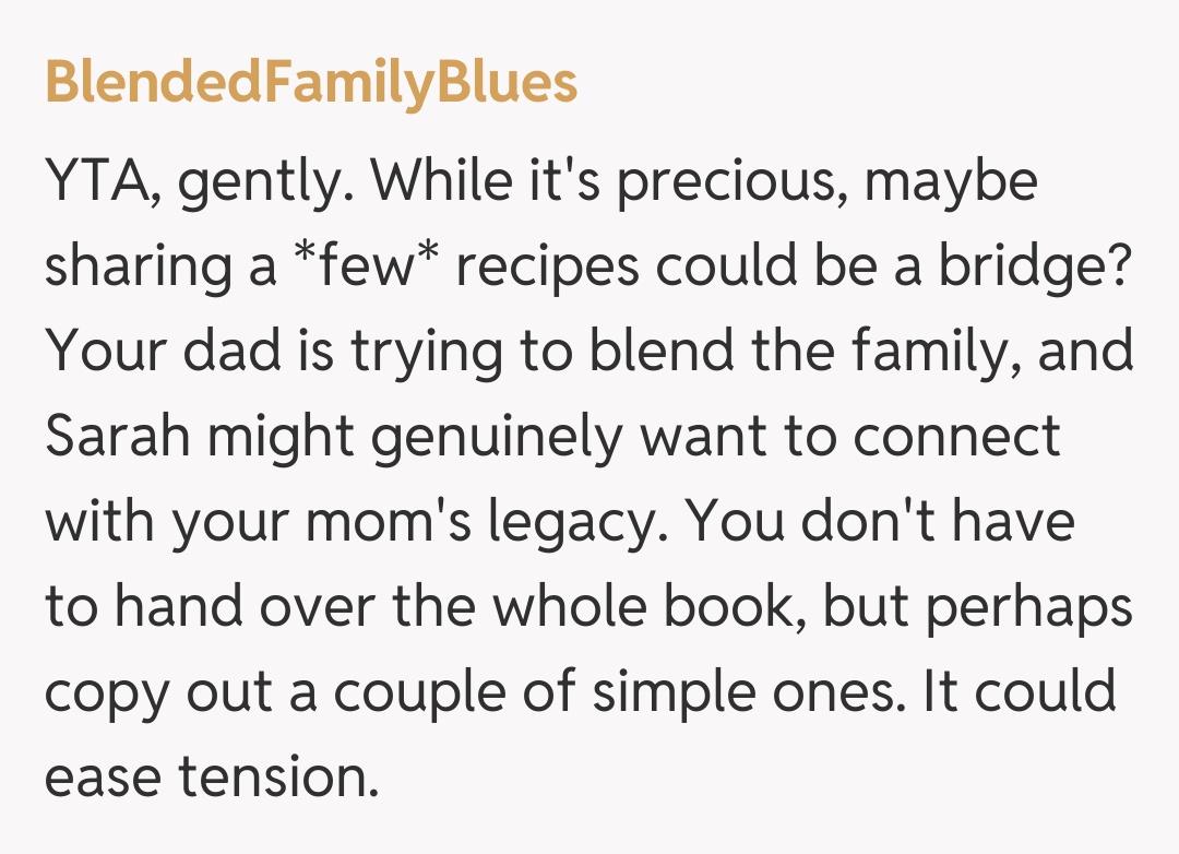 Comentariu de la BlendedFamilyBlues