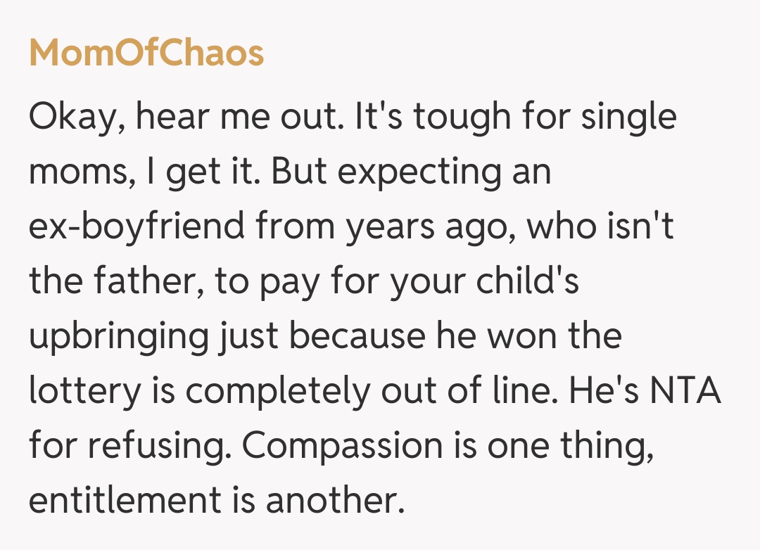 Comentariu de la MomOfChaos