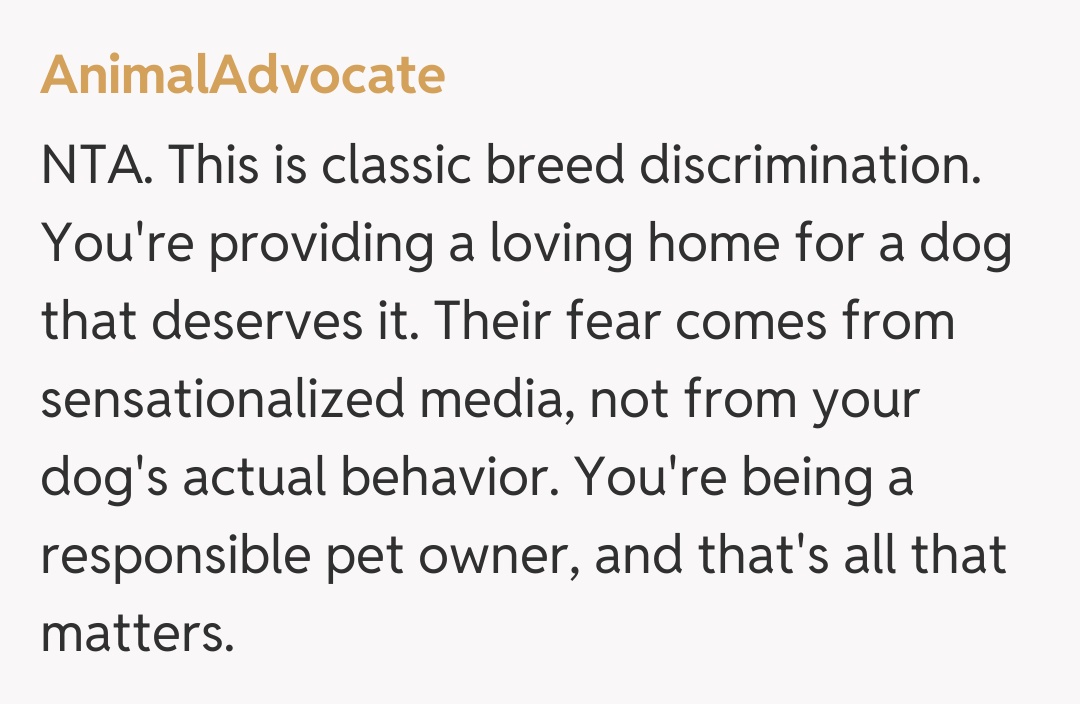 Comentariu de la AnimalAdvocate