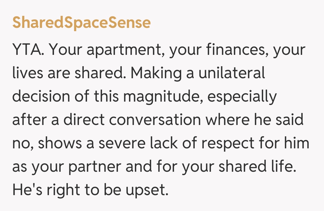 Comentariu de la SharedSpaceSense