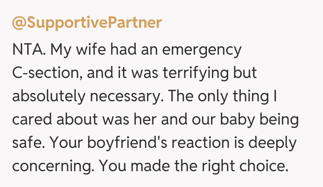 Comentariu de la @SupportivePartner