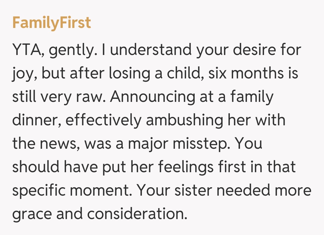 Comentariu de la FamilyFirst