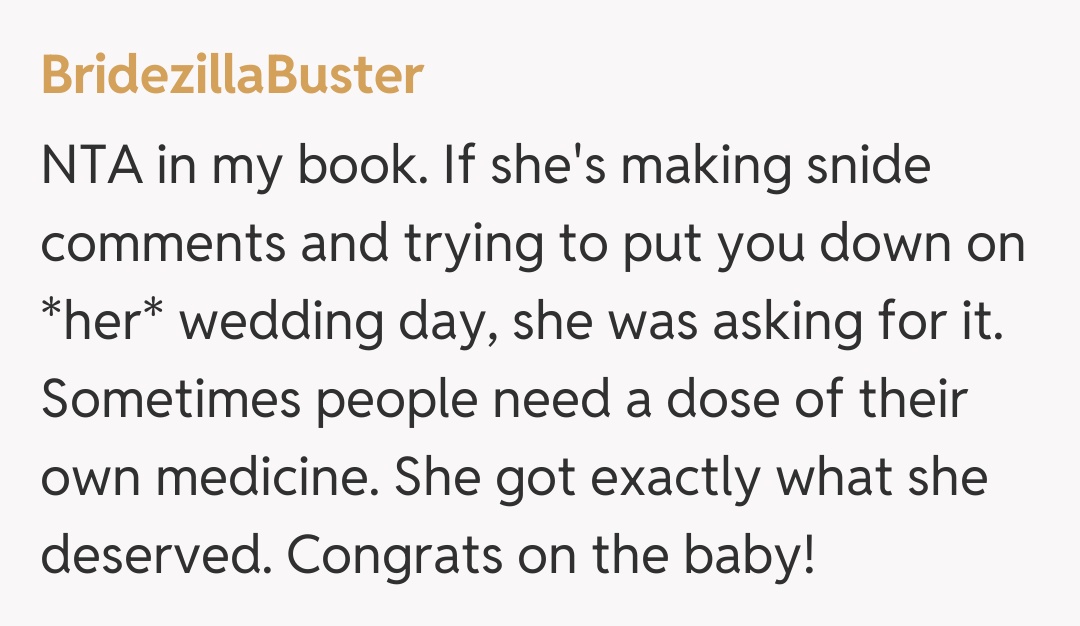 Comentariu de la BridezillaBuster