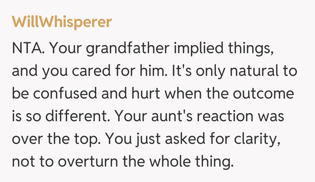Comentariu de la WillWhisperer