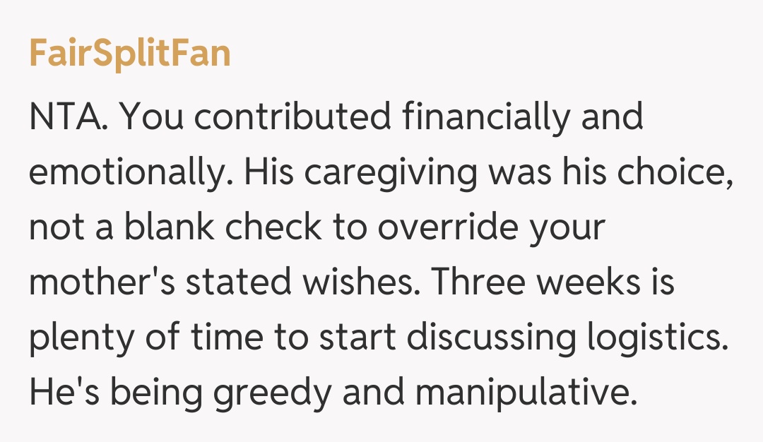 Comentariu de la FairSplitFan