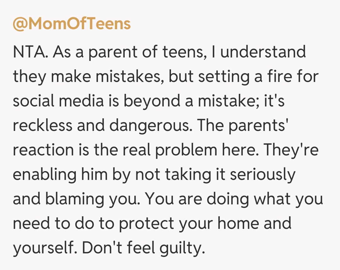 Comentariu de la @MomOfTeens
